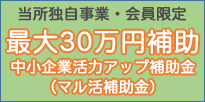 令和６年度・中小企業活力アップ補助金の募集開始